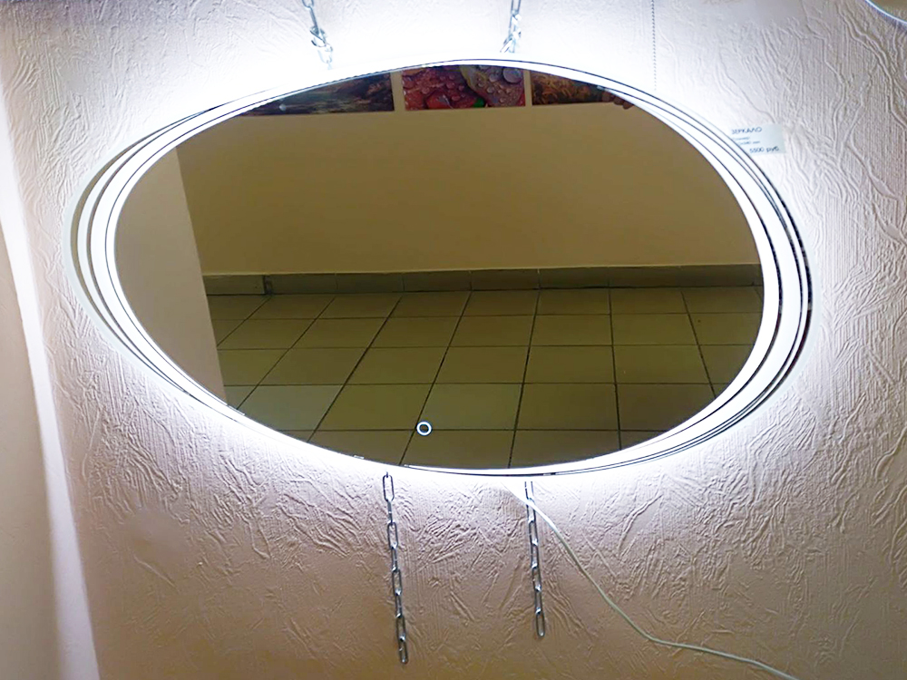 Дизайнерские зеркала с сенсорным выключателем Пермь